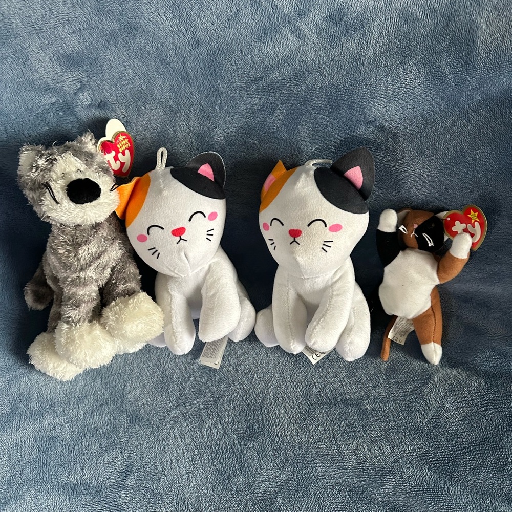 TY Cat stuffies for the kitty lover in your life (Easter basket stuffed animals)